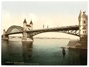 Siebengebirge: Rhine Bridge and Siebengebirge, Germany