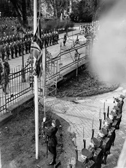 Flagpoles: Rhine occupation