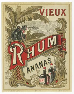 Rhum: Rhum Ananas label