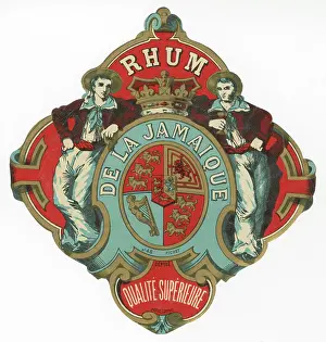Rhum: Rhum de la Jamaique label by E.Pichot