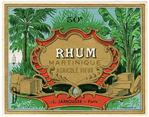 Rhum: Rhum Martinique stock label