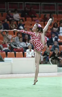 Gymnastics: Rhythmic gymnastics competition
