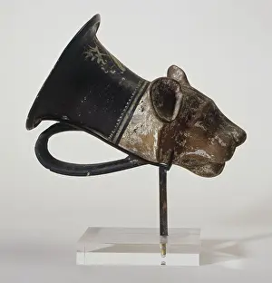 Rhyton: Rhyton with a panther head