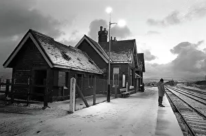 Frosty: Ribblehead railway station, Yorkshire
