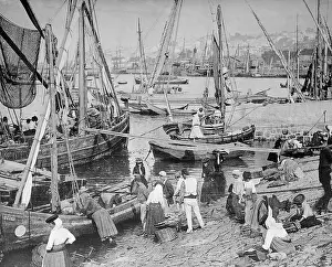 Lisbon: Ribeira Nova in Lisbon, 1909