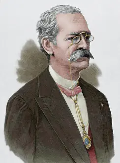 Peru: Ricardo Palma (1833-1919). Peruvian author, scholar, librari