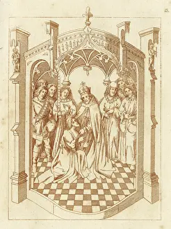 Chivalry: Richard Beauchamp, Earl of Warwick knighted