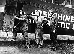 Byrd: Richard E. Byrd before his flight over the north pole, 1926