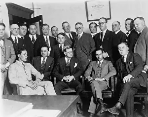 Loeb: Richard Loeb (seated, far left) and Nathan ?