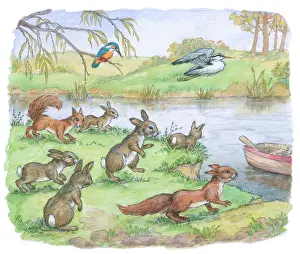 Mordue: Richard Rabbit Goes Boating by Truda Mordue