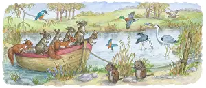 12 13: Richard Rabbit Goes Boating by Truda Mordue