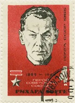 Sorge: Richard Sorge - stamp - Russian - Soviet Union