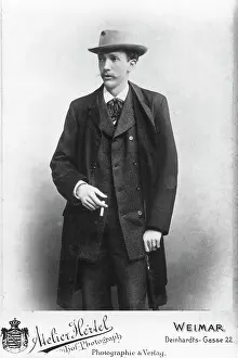 Perforation: Richard Strauss, photograph by Hertel studio