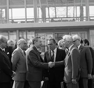 Weizsacker: Richard von Weizsacker visits USSR