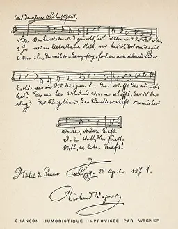 Gratitude: Richard Wabner, song score