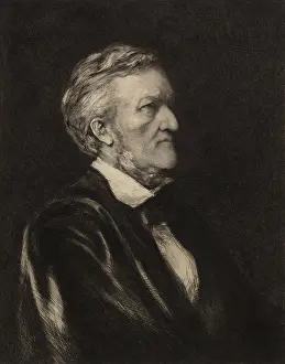 Herkomer: Richard Wagner (1913-1883) German composer. ?