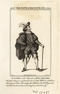 Vanbrugh: Richard Yates in the character of Don Manuel in She