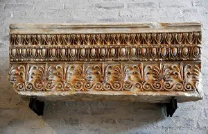 Erechtheum: Richly decorated wall from the Erechtheum, Athens. About 410