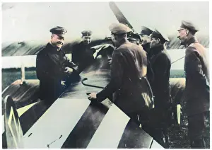 Jagdstaffel: Richthofen and members of the Jagdstaffel