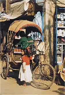 Kathmandu: RICKSHAW IN NEPAL