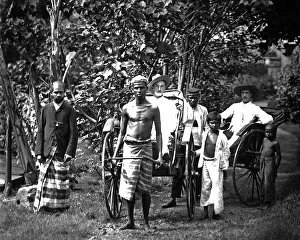 Rickshaws: Rickshaw transport, Ceylon (Sri Lanka)