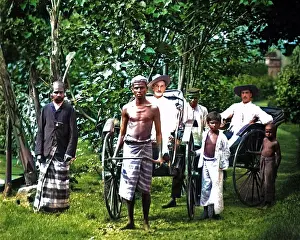 Rickshaw: Rickshaw transport, Ceylon (Sri Lanka)