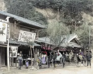Rickshaws: Rickshaws and Curio Store, Japan