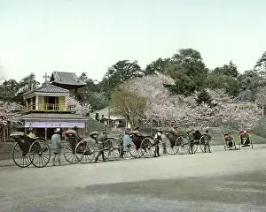 Rickshaws: Rickshaws, Ueno, Tokyo, Japan