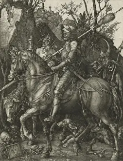 Personifications: Rider, Death and the Devil, by Albrecht Durer