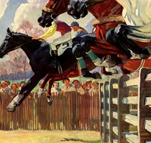 Elbow: Riders Jump Obstacle