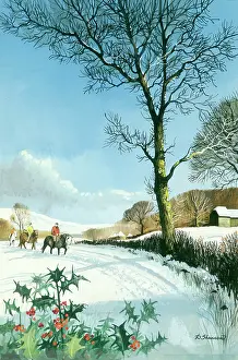 Shannon: Riders in a Snowy Landscape