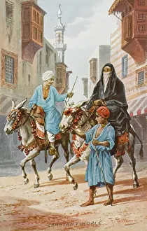 Tassles: Riding through Constantinople on donkeys