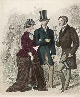 Jabot: Riding Dress 1856