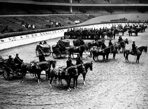 Deutschlandhalle: Riding and Driving competition of the SS in Berlin, 1936