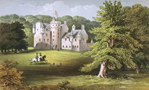 Argyllshire: Riding Through Grounds of Largie Castle Scotland