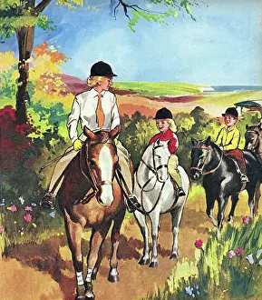Look & Learn Nursery Material: The Riding Instructress