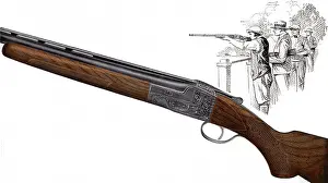 Rests: Rifle with Engraving
