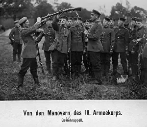 Recruit: Rifle inspection, 1912