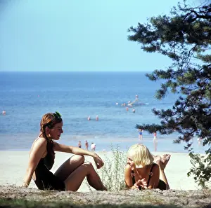Velikzhanin: Riga beach, 1970