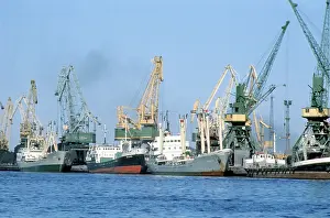 Berths: Riga seaport, 1976