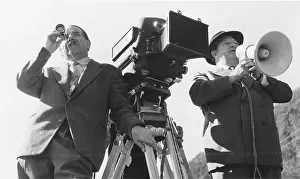 Sissi: On the right director Ernst Marischka on the left Bruno