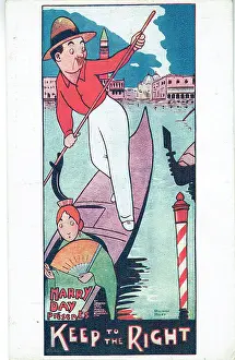 Gondolier: Keep To The Right by H Chance Newton