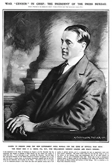 Censor: The Right Hon F E Smith, War Censor in Chief, WW1