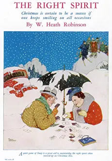 The Right Spirit by William Heath Robinson