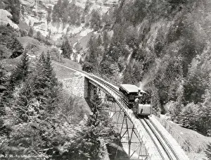 Funicular: Rigi funicular railway, Switzerland