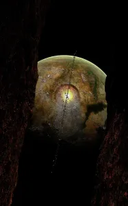 Smashing: A ring of debris around an extraterrestrial planet that has