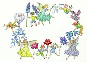 Primulas: Ring of fairies, elves and flowers