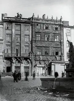 Lemberg: The Ring Square (Ringplatz) in Lemberg, Galicia