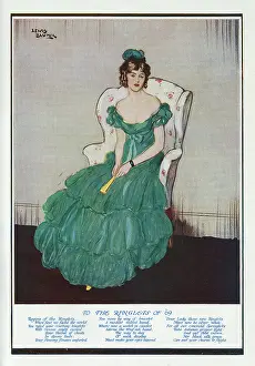 Ballgown: To the Ringlets of 69 by Lewis Baumer