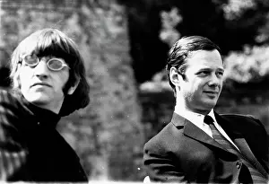 Epstein: Ringo Starr and Brian Epstein, Beatles manager